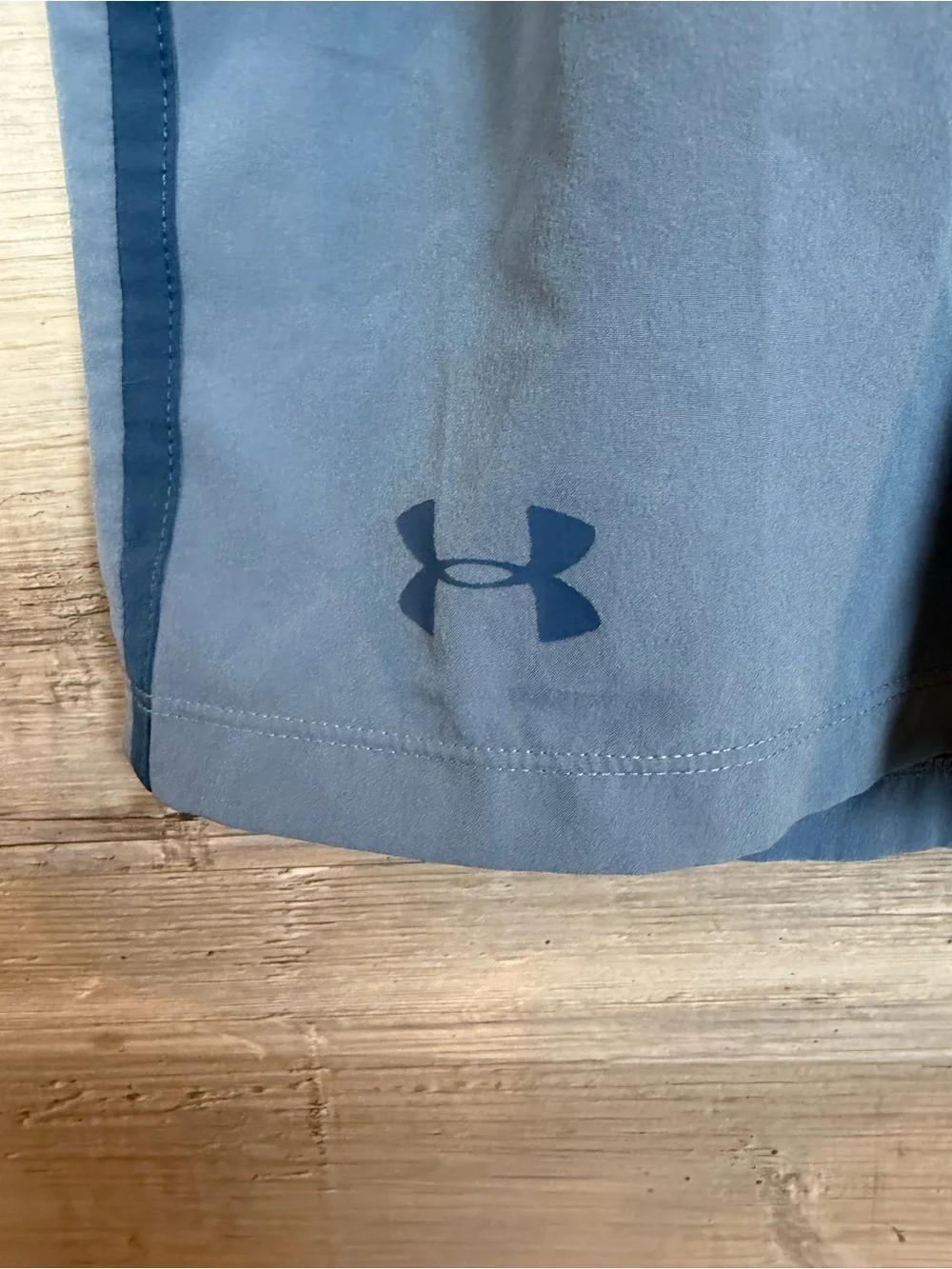 Under Armour HeatGear Blue Athletic Shorts Mens Medium Drawstring Running Gym